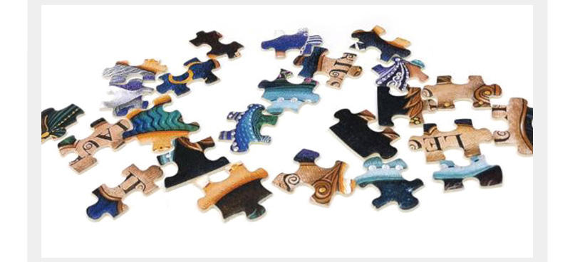 Rompecabezas divertido redondo de cartón para juegos de juguetes educativos de la constelación del zodiaco de 500 piezas