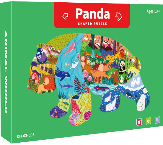 Niños venden al por mayor rompecabezas personalizado juguetes educativos juegos Animal A3 a4 tamaño piezas rompecabezas