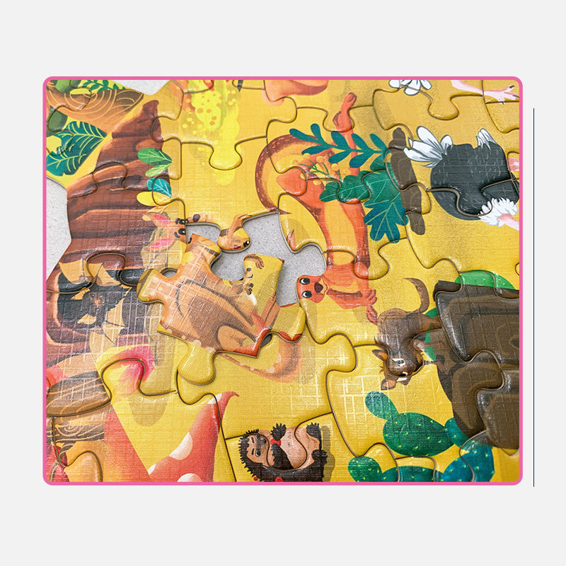 En stock Rompecabezas de 120 piezas Kid Paper Cartón Complanate Jigsaw