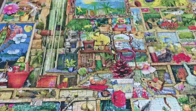 Cartón de papel personalizado 1000 piezas Pretty In Pink Jigsaw Puzzle para adultos