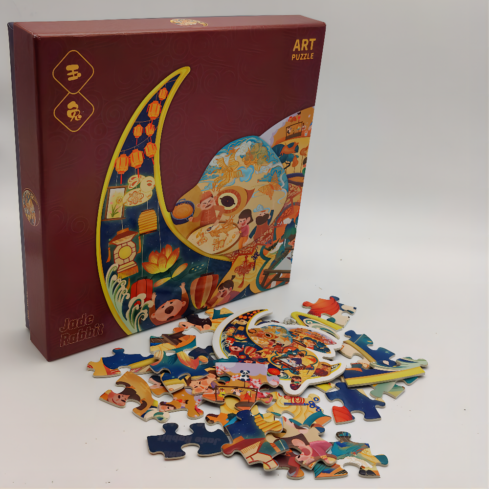 Juguetes para niños Juego de rompecabezas Rompecabezas educativo de madera de cartón grueso para niños