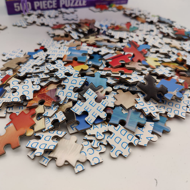 Puzzle Provider Supply Imprimible DIY Personalizado 500 Piezas Juego de Rompecabezas Juguetes