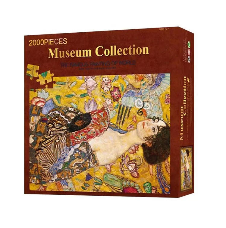 Rompecabezas de pintura famosa personalizado de 2000 piezas, tablero de rompecabezas de 2000 piezas para regalos de adultos