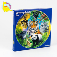 Rompecabezas redondo popular del juego 500pc