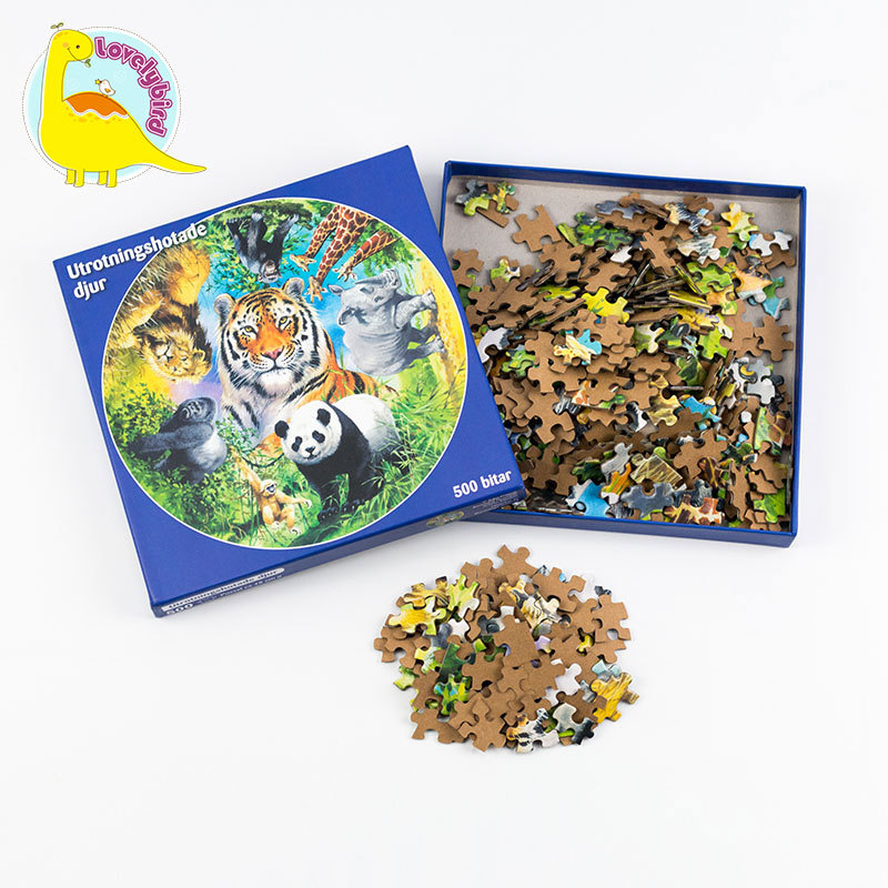 Rompecabezas redondo popular del juego 500pc